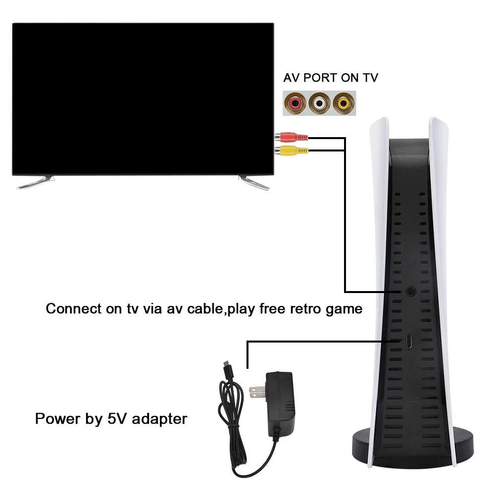 GS5 Game Station 5 Video Game Console With 200 Classic Games 8 Bit TV Consola Retro USB Wired Handheld Two Game Player AV Output