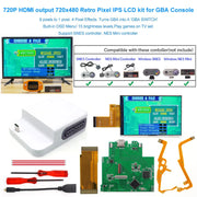 Newest 720P HDMI TV Dock Station GBA IPS LCD Mod Kits for Game boy Advance 32 PIn/40 Pin Support Play Games On TV