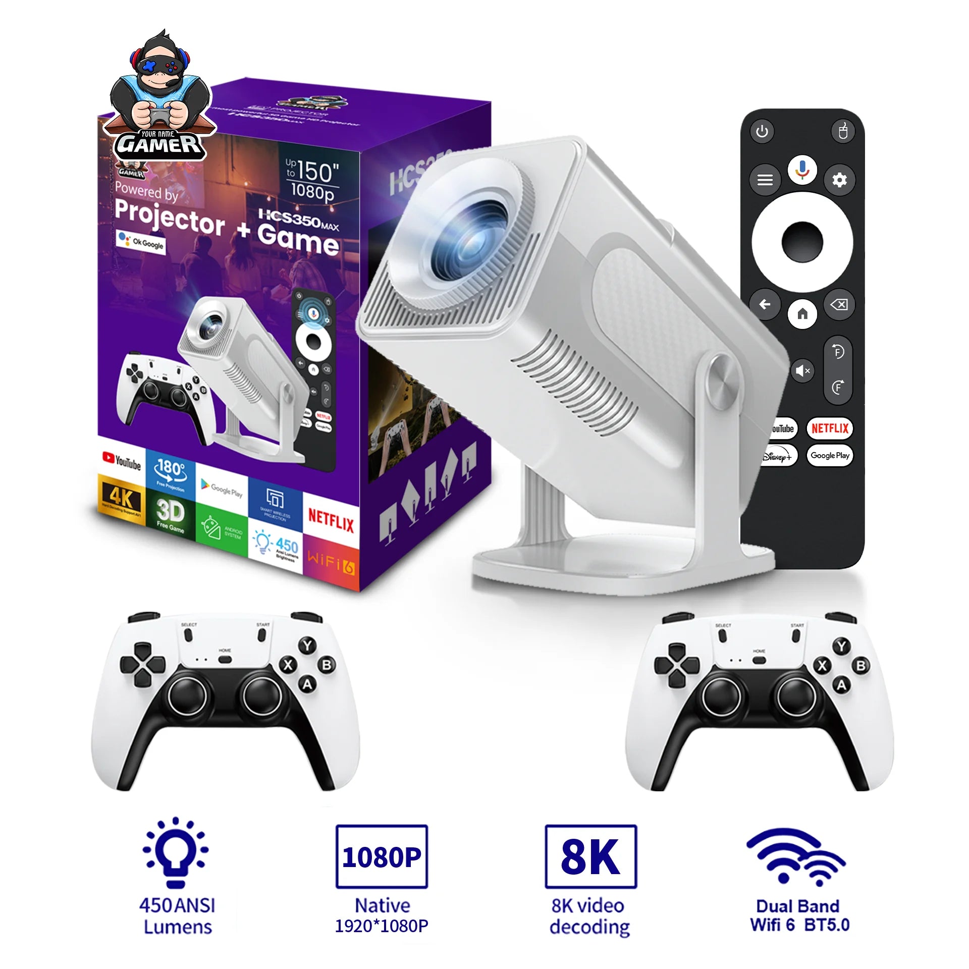 Portable HD Retro Game Console