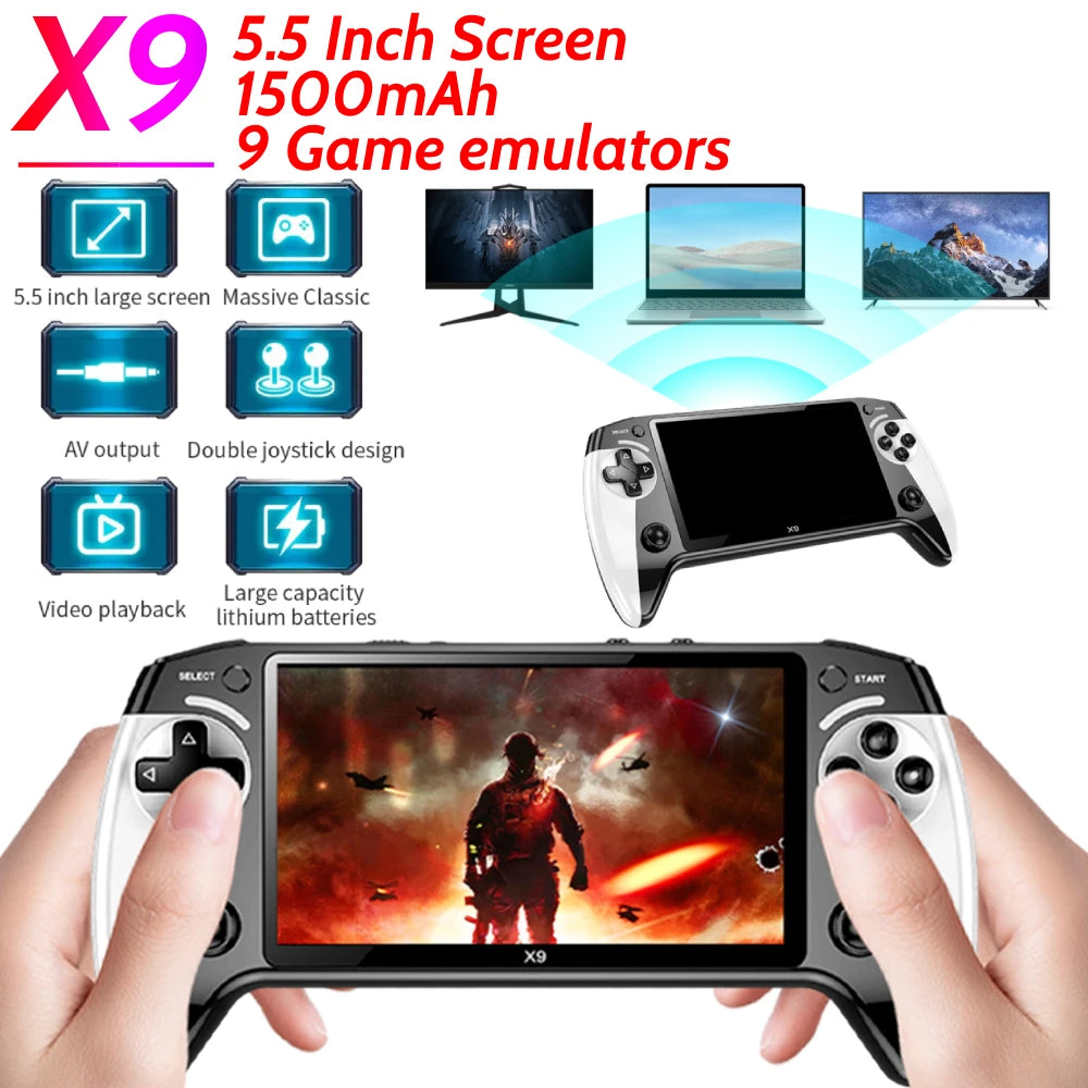 X9 Retro Handheld Game Console