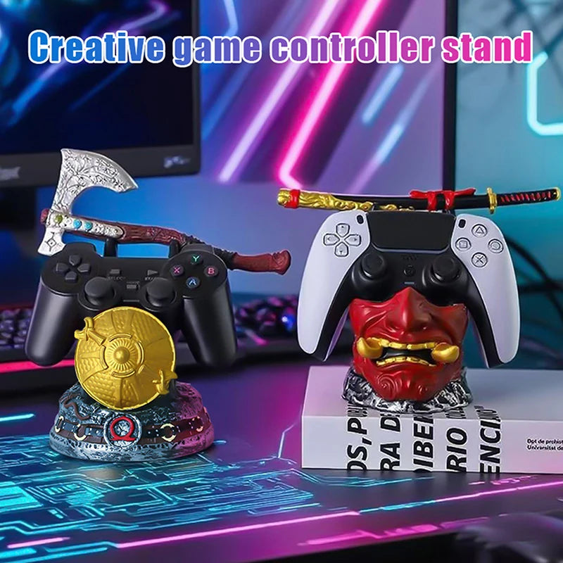 God Of War Game Controller Stand For PS5 - Creative Desktop Gamepad Holder Unique Gaming Accessory For Kratos Fans