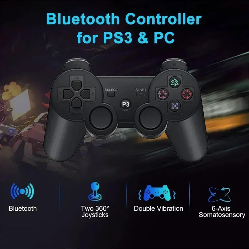 PS3 Controller Support Bluetooth Wireless Gamepad For Play Station 3 Joystick Console For PS3 Controle For PC