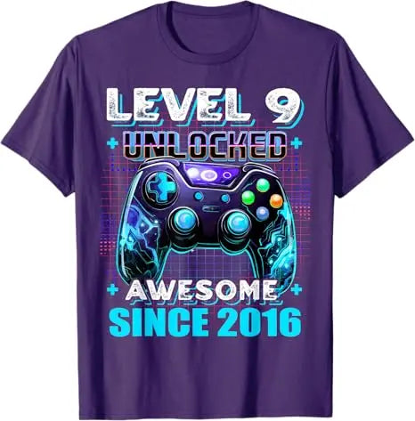 Level 9 Gamer Birthday T-Shirt