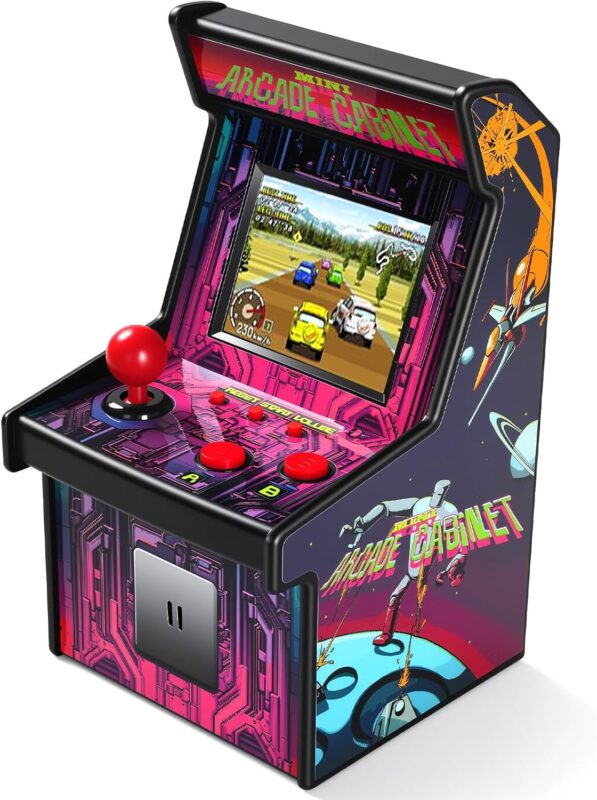 16 Bit Handheld Retro Games Console for Kids Adults, 8-Way Joystick,2.5'' Large Screen Preloaded 220 HD Classic Retro Video Games,,Gift for Kids 4-12