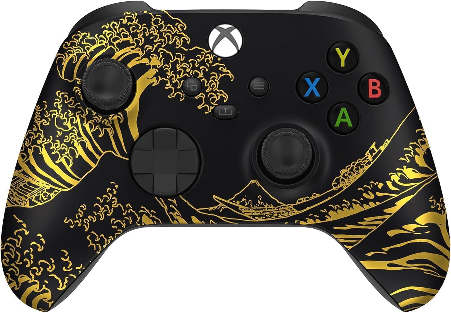 Custom Controllerzz Wireless Controller for Microsoft Xbox Series X/S & Xbox One – Soft Touch Feel – Custom Series X/S Controller (X/S Golden Waves) Custom Controllerzz Wireless Controller for Microsoft Xbox Series X/S & Xbox One – Soft Touch Feel – Custom Series X/S Controller (X/S Golden Waves)