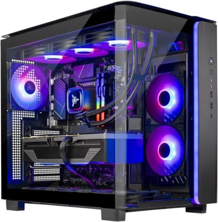 Skytech Gaming King 95 Desktop PC, Intel i7 14700F 2.1 GHz (5.3GHz), NVIDIA RTX 5070 12GB, 1TB NVMe SSD, 32GB DDR5 RAM 5600 RGB, 850W Gold PSU, 360mm ARGB AIO, Wi-Fi, Win 11