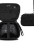 LTGEM Controller Case Compatible with Xbox Core/Xbox Elite Series 2 Core/PlayStation DualSense/GameSir G7 SE/PowerA Gaming Controller, Black