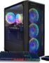 STGAubron Gaming PC Computer Desktop, Radeon RX 580 8G, Intel Core I7 8th up to 4.10 GHz, 16G DDR4, 512G SSD, WiFi 6 & BT 5.2, RGB Fan x4, Windows 11 Home