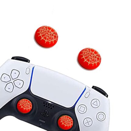 2Pcs Analog Thumb Grip Stick Cover, Wireless Controllers Game Remote Joystick Cap, Fantastic Non-Slip Silicone Handle Protection Cover for PS5/PS4/Xbox one/360/NS PRO