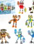 7-in-1 Monsters Building Blocks, 7 Packs Music Game Monster Friends Building Set, Game Action Figure Building Toys for Boys and Girls Adults, 639 PCS