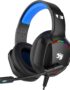 A36 Gaming Headset with Microphone for Pc, Xbox One Series X/s, Ps4, Ps5, Switch, Stereo Wired Noise Cancelling Over-Ear Headphones with Mic for Computer, Laptop, Mac, Nintendo, Gamer (Blue)