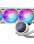 ASUS ROG RYUO III 360 ARGB White Edition All-in-one AIO Liquid CPU Cooler 360mm Radiator, Asetek 8th gen Pump Solution, Anime Matrix™ LED Display and ROG AF 12S ARGB Fan.