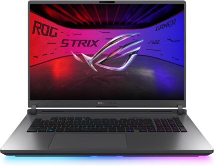 ASUS ROG Strix G18 (2025) Gaming Laptop, 18” ROG Nebula 16:10 2.5K 240Hz/3ms, NVIDIA® GeForce RTX™ 5070, Intel® Core™ Ultra 9 275HX, 32GB DDR5-5600, 2TB PCIe Gen 4 SSD, Wi-Fi 7, Windows 11 Pro