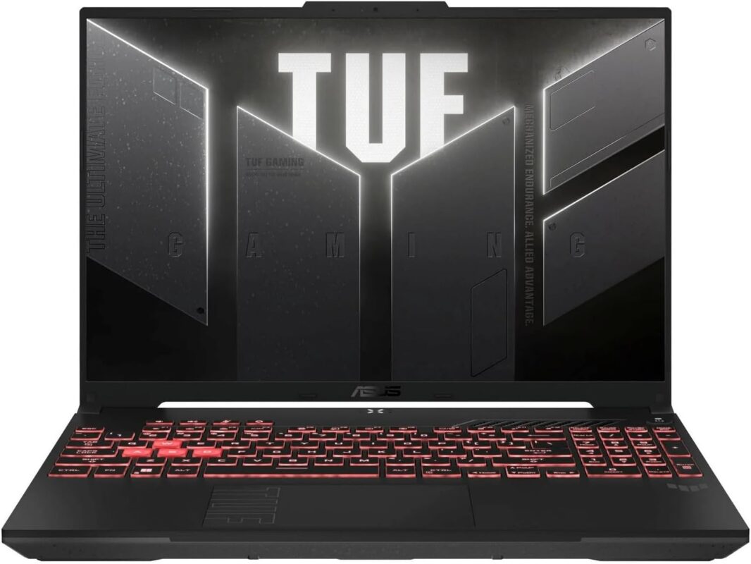 ASUS TUF Gaming A16 Laptop: AMD Ryzen 7 7445HS, 16" Full HD+ 145Hz Display, NVIDIA GeForce RTX 4050, 16GB DDR5 RAM, 512GB SSD, Backlit Keyboard, Windows 11