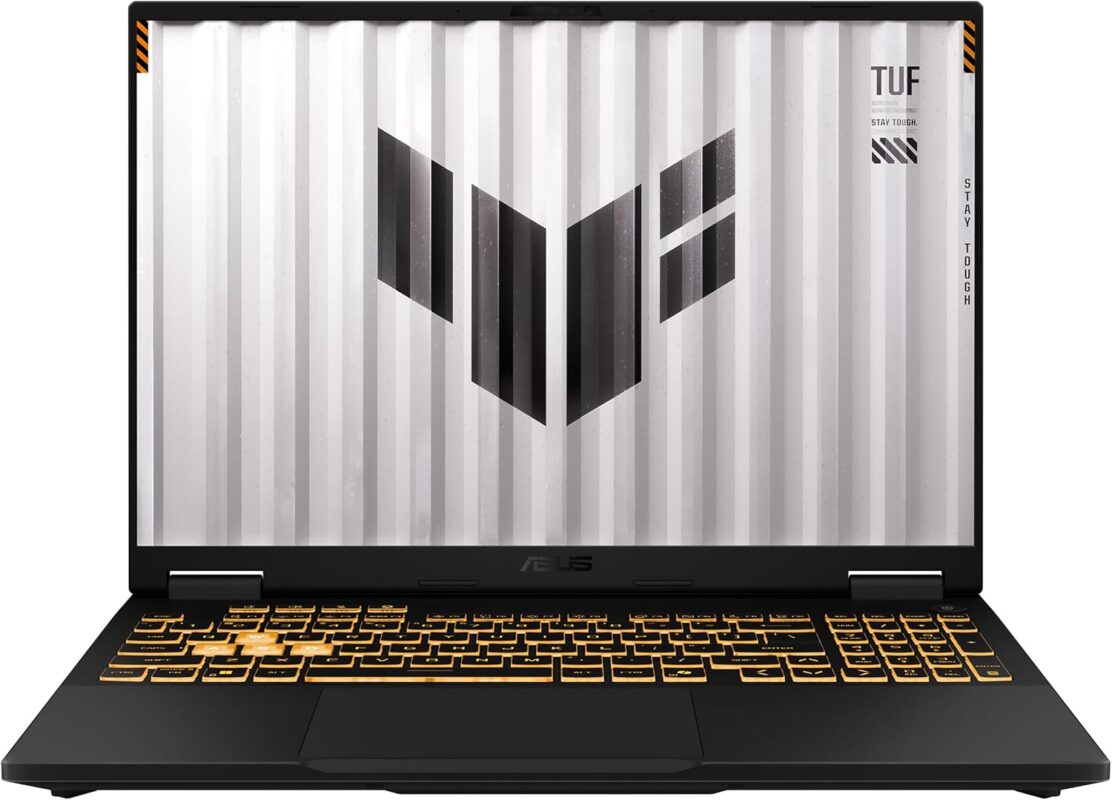 ASUS TUF Gaming F16 (2025) Gaming Laptop, 16” FHD+ 165Hz IPS-Level 16:10 Display, Intel® Core™ i7 Processor 14650HX, NVIDIA® GeForce RTX™ 5050, 16GB DDR5, 1TB PCIe Gen4 SSD, Wi-Fi 6E, Windows 11 Home