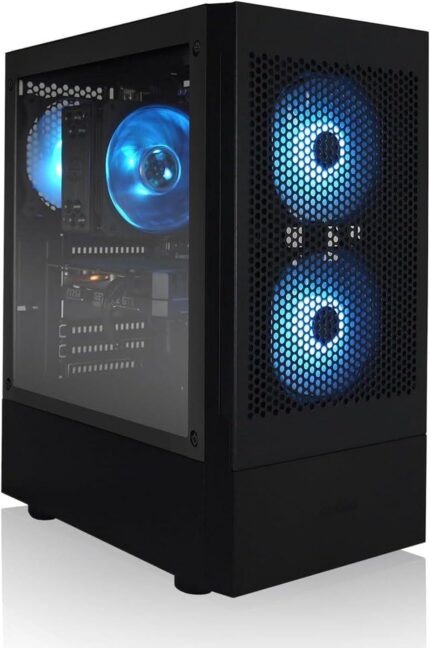 AVGPC Max Gaming PC – AMD RYZEN 7 5700X 8-Core, GeForce RTX 5060, 32GB RAM, 1TB M.2 NVMe SSD, 212 Cooler Windows 11 Black