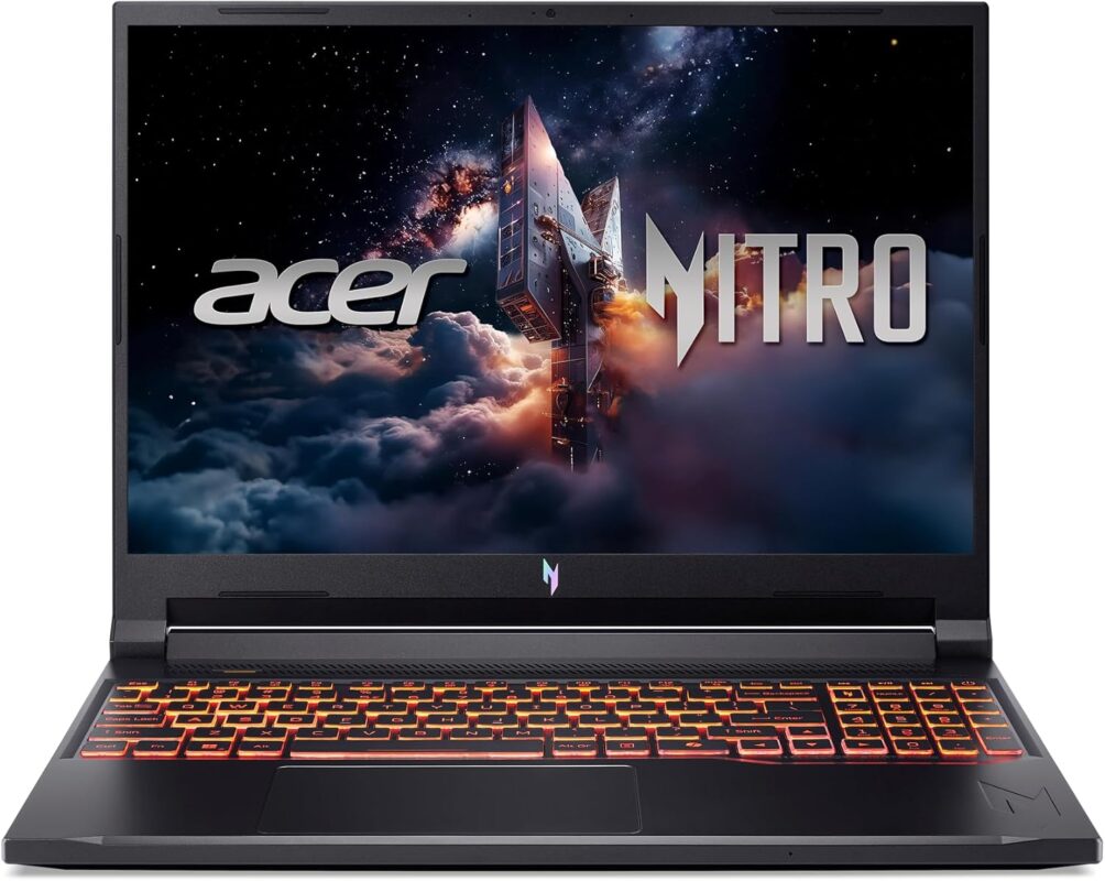 Acer Nitro V Gaming Laptop | Intel Core 9 Processor 270H | NVIDIA GeForce RTX 5070 Laptop GPU | 16" WUXGA IPS 180Hz Display | 32GB DDR5 | 1TB Gen 4 SSD | Wi-Fi 6 | Backlit KB | ANV16-72-933F