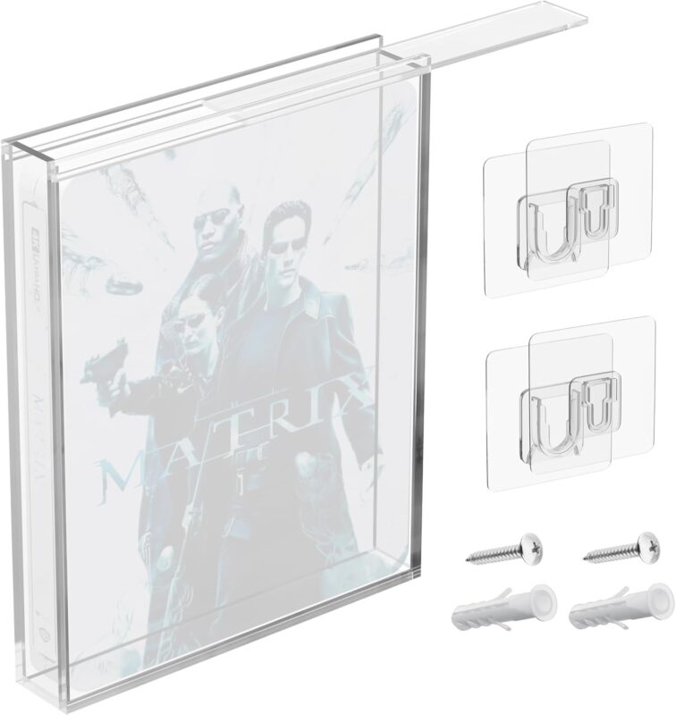 Acrylic Steelbook Protector Case, Steelbook Box Protectors, Compatible with 4K UHD, Blu-Ray, Arrow Video w/Slipcover, Criterion Blu Ray Case, PS3 PS4 PS5 Games Steelbook (Clear)