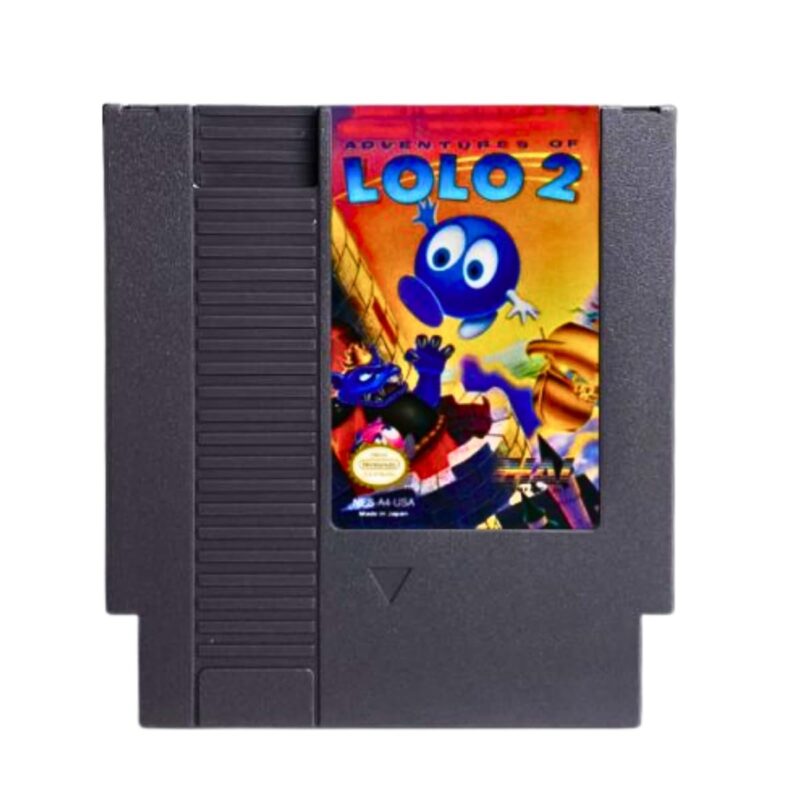 Adventures Of Lolo 2 Game Cartridge for 8 Bit 72 Pins NES Video Game Console NTSC USA and Pal Version