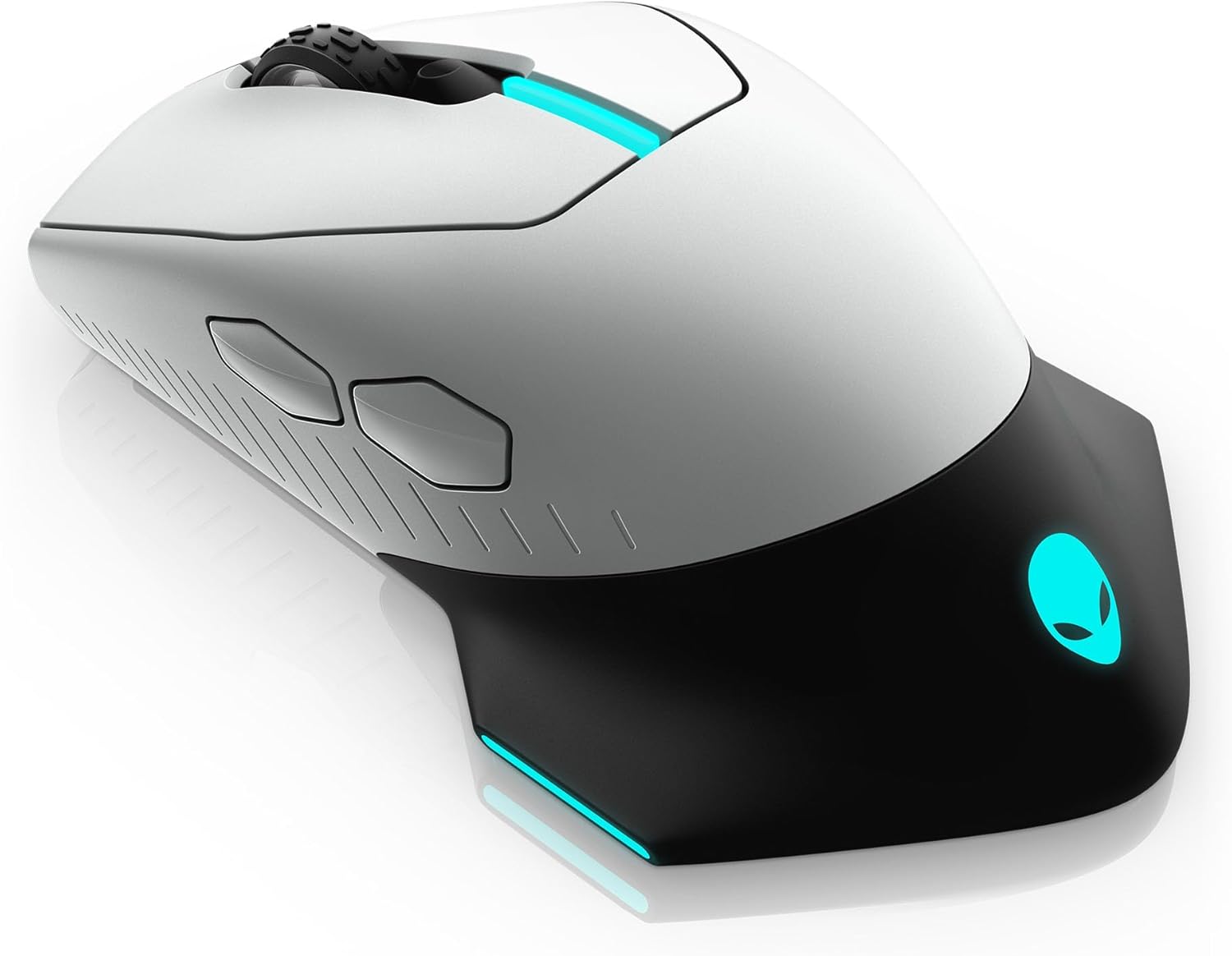 Alienware Wired/Wireless Gaming Mouse AW610M – 16000 DPI, Optical Sensor, Ambidextrous, 7 Buttons, 3-ZONE 16.8m AlienFX RGB Lighting, Edge-Free Design, Ergonomic – Lunar Light Alienware Wired/Wireless Gaming Mouse AW610M – 16000 DPI, Optical Sensor, Ambidextrous, 7 Buttons, 3-ZONE 16.8m AlienFX RGB Lighting, Edge-Free Design, Ergonomic – Lunar Light