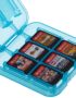 Amazon Basics Game Storage Case for 24 Nintendo Switch Games - 3.4 x 3.4 x 1 Inches, Blue