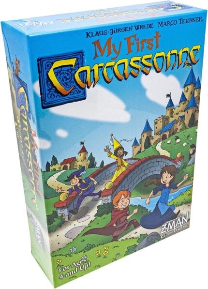 Asmodee My First Carcassonne Board Game – Medieval Strategy Game with Colorful Tile Placement, Family Fun for Kids & Adults, Ages 4+, 2-4 Players, 30 Minute Playtime