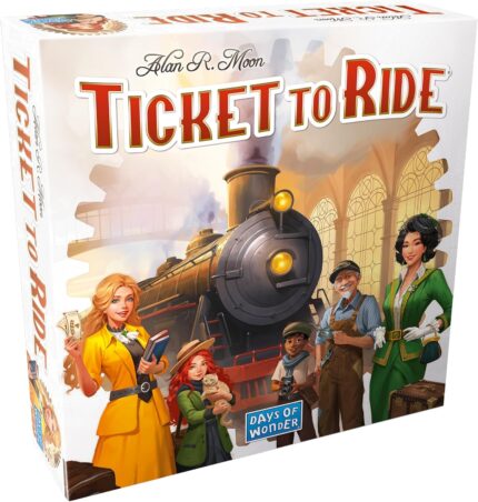 Asmodee Ticket to Ride Board Game (2025 Refresh) – A Cross-Country Train Adventure for Friends and Family, Strategy Game for Kids & Adults, Ages 8+, 2-5 Players, 30-60 Minute Playtime
