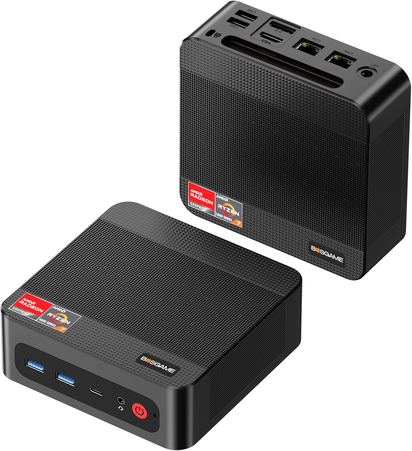 BOSGAME P3 Mini Gaming PC AMD Ryzen 7 7840HS | 32GB DDR5 RAM | 1TB PCIe 4.0 NVMe SSD | Dual Gigabit Ethernet | Triple Display (HDMI/DP/USB-C) | AX210 Wi-Fi 6E | BT 5.2 | Compact Desktop Computer BOSGAME P3 Mini Gaming PC AMD Ryzen 7 7840HS | 32GB DDR5 RAM | 1TB PCIe 4.0 NVMe SSD | Dual Gigabit Ethernet | Triple Display (HDMI/DP/USB-C) | AX210 Wi-Fi 6E | BT 5.2 | Compact Desktop Computer