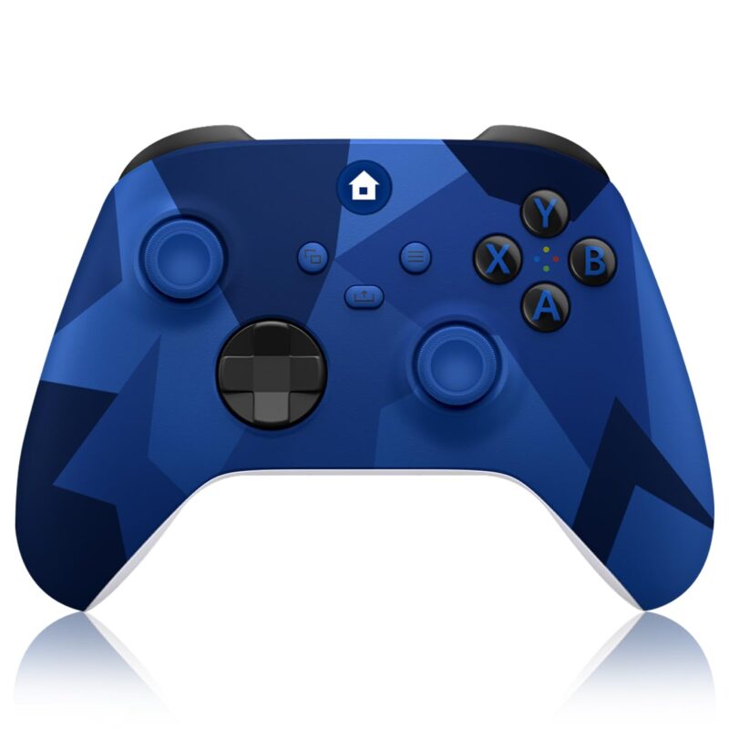 BUERTT Xbox One Controller,Xbox Controller Wireless for Xbox One, Xbox Series X/S,Wireless Controller with 3.5mm Audio Jack,with 2.4GHz Wireless Adapter,Camo Blue