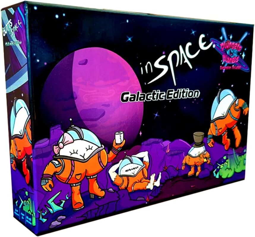 Booties in Space Galactic Edition - Silly Card Game Gift for 2-4 Players by The Dusty Top Hat