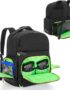 Carry Backpack Compatible with Xbox Series X/S Console, Travel Carrying Case with Separate Storage Room for Console, Headset, Controllers, Multiple Pockets for Gaming Accessories(Patent Design)