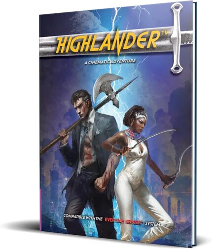 Cinematic Adventure: Highlander – Expansion RPG Book, for Use with The Everyday Heroes Core Rulebook, d20 5e Compatible, Purple