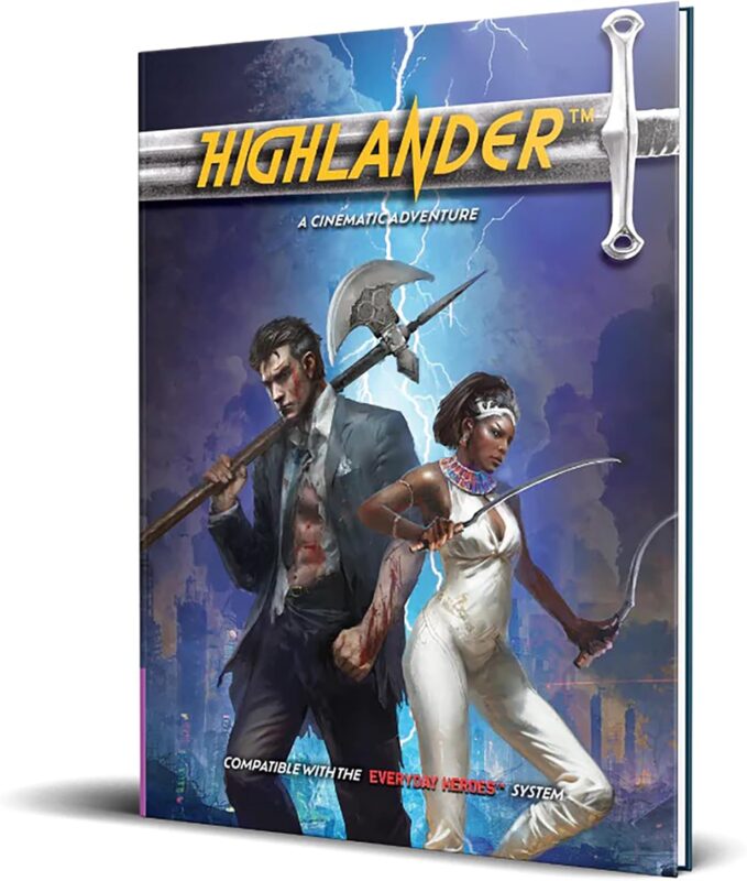 Cinematic Adventure: Highlander - Expansion RPG Book, for Use with The Everyday Heroes Core Rulebook, d20 5e Compatible, Purple