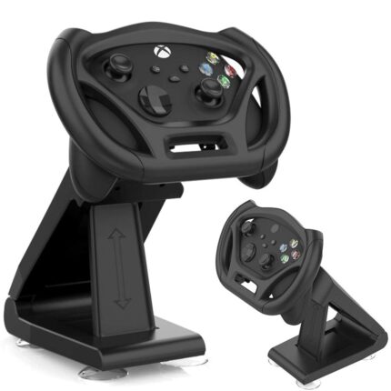 Controller Gaming Racing Wheel Dock for Xbox Series S/Xbox Series X, Meagadream Steering Wheel with 4 Table Suction Cup for XSX/XSS Controller (Not for Xbox One/360 Controller) (Not for Xbox Elite Controller)