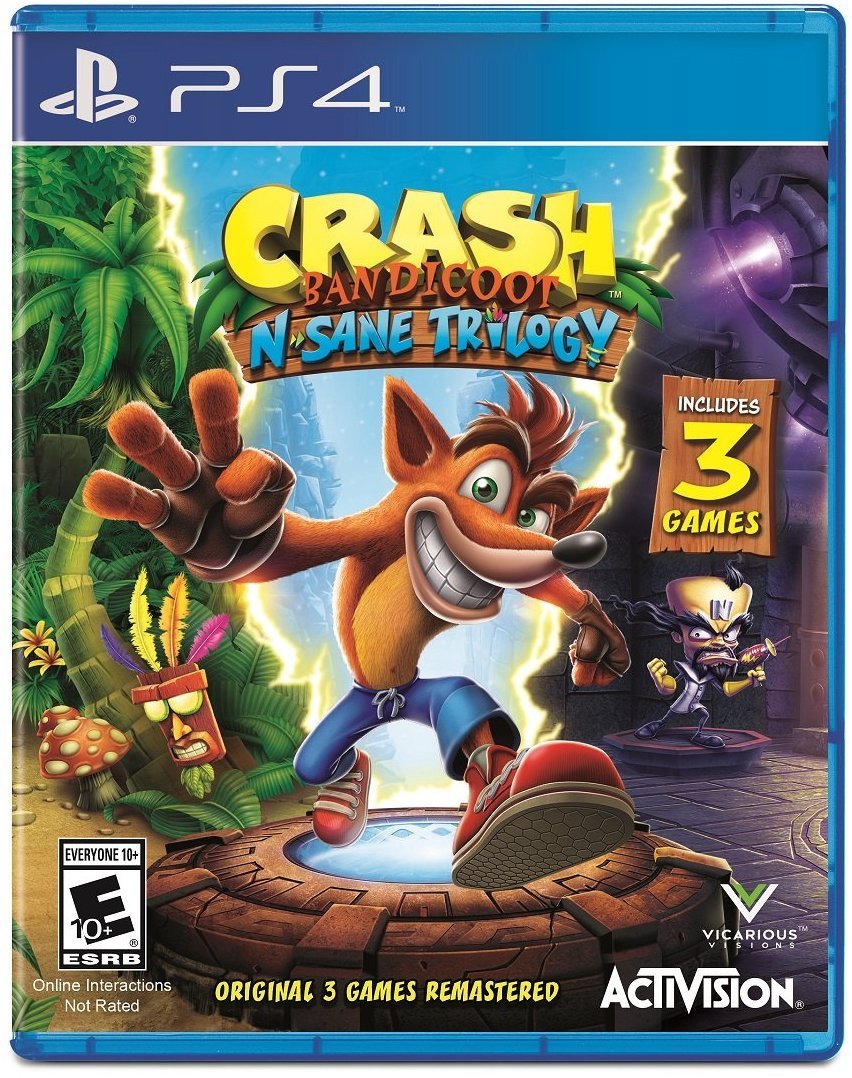 Crash Bandicoot N. Sane Trilogy – PlayStation 4 Crash Bandicoot N. Sane Trilogy – PlayStation 4