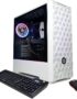 CyberpowerPC Gamer Master Gaming PC, AMD Ryzen 7 7700X 4.5GHz, GeForce RTX 4070 Ti 12GB, 16GB DDR5, 1TB NVMe SSD, Wi-Fi Ready & Windows 11 Home (GMA1418A), ‎22.05 x 22.05 x 12.2 inches, White