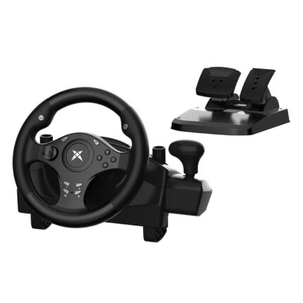 DOYO Gaming Racing Wheel, 270 Degree Xbox Steering Wheel and Pedals with Vibration Feedback for PS4, Xbox One, Xbox Series X/S, PS3, Switch, Xbox 360, Android, Real Racing Simulator