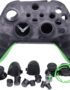 Deal4GO FULL Housing Shell kit w/Trigger Buttons Thumbsticks Bumper D-pad replacement for Xbox Series X|S Controller (20th Semi-transparent), White Limited Edition