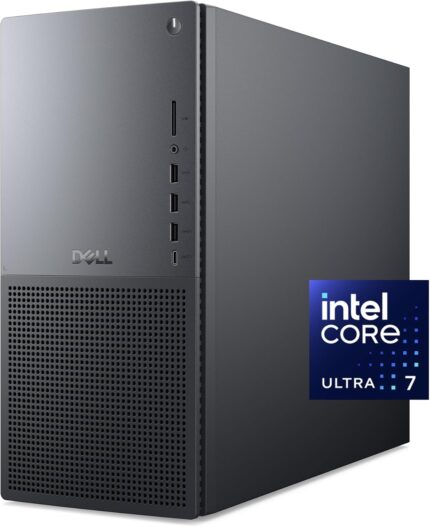 Dell Tower Plus EBT2250 Desktop – Intel Core Ultra 7 265, 1TB SSD, 16GB RAM, NVIDIA GeForce RTX 4060 Graphics, 1-Year Onsite Service & 6-Months Dell Migrate – Black