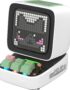 Divoom Ditoo Retro Pixel Art Game Bluetooth Speaker with 16X16 LED App Controlled Front Screen (White)
