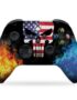 DreamController Americcan Warrior Skull Custom X-box Controller Wireless compatible with X-box One/Series X/S Proudly Customized in USA with Permanent HYDRO-DIP Printing (NOT JUST A SKIN)