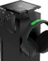 Dust Cover Controller Holder for Xbox Series X Console, Holder Stand Mount Accessories for Xbox Series X Controller and Gaming Headsets