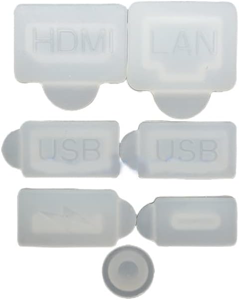 Dust Plug Silicone Dust Protector Anti-dust Cover Dustproof Plug for PS5 Game Console (Clear) Dust Plug Silicone Dust Protector Anti-dust Cover Dustproof Plug for PS5 Game Console (Clear)