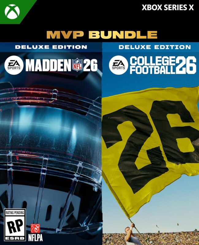EA SPORTS MVP BUNDLE (MADDEN NFL 26 Deluxe Edition & College Football 26 Deluxe Edition) - Xbox Series X|S [Digital Code]