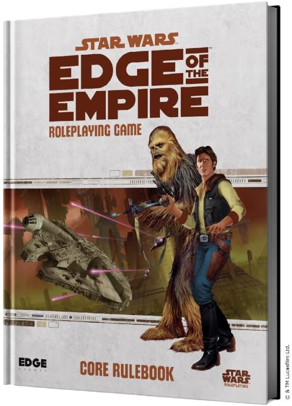 Edge Studio Star Wars Edge of The Empire Core Rulebook | Roleplaying Game | Strategy Game for Adults and Kids | Ages 14 and up | 3-5 Players | Average Playtime 1 Hour | Made