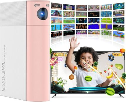 Educational Motion Gaming Console for Kids: Active Video Game System with 28 Built-in Games to Improve Coordination & Fitness Learning Toy for Boys Girls