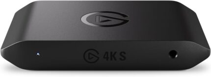 Elgato 4K S – External Capture Card for PS5, Xbox Series X/S, Switch 2, PC, Mac, iPad | 4K60, 1440p120, or 1080p240 Passthrough and Capture, HDR10, VRR, USB-C, Near-Zero Latency