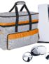 FPVtosky Carrying Case for PS5 Pro & PSVR2, Large Travel Bag for Playstation VR2 & PS 5/PS 5 Pro/PS5 Slim, Protective Storage Carrying Case Compatible with Playstation 5 & PS VR2 Gaming Accessories