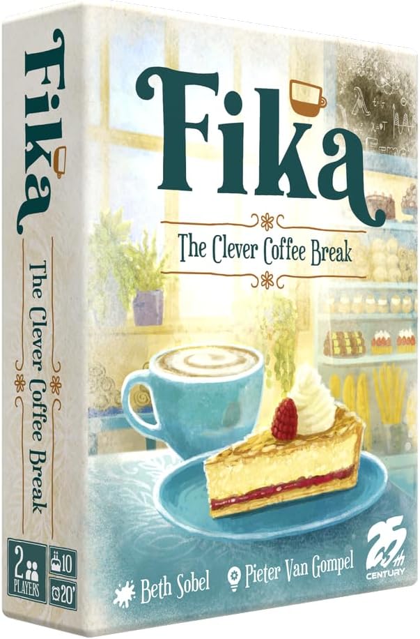 Fika, Two Player Coffee Shop Themed Strategy Card Game – 25th Century Games Fika, Two Player Coffee Shop Themed Strategy Card Game – 25th Century Games
