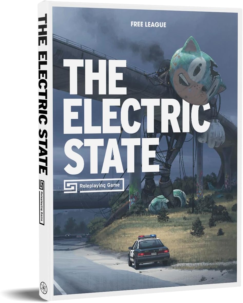 Free League Publishing The Electric State RPG Core Rulebook Tabletop Roleplaying Game for Adults, Family, Teens 14+ Free League Publishing The Electric State RPG Core Rulebook Tabletop Roleplaying Game for Adults, Family, Teens 14+